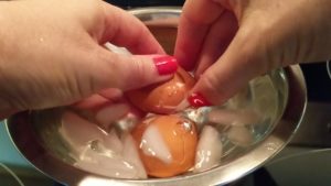Crack the shell to make it easier to peel