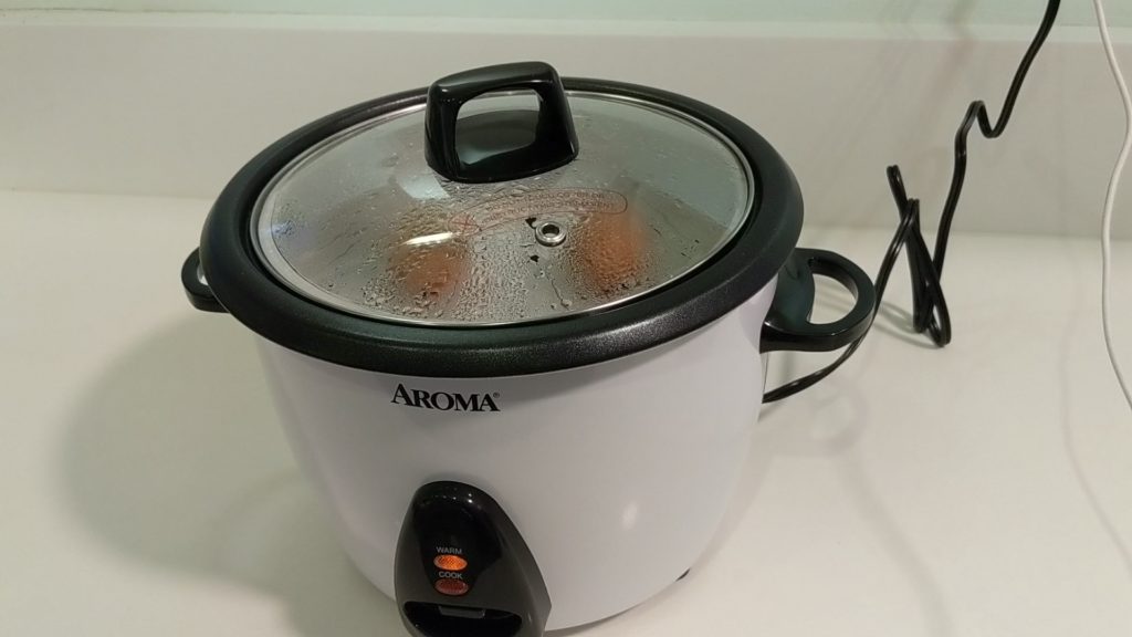 Cook for 12 minutes - Aroma Wholemeal Rice Cooker