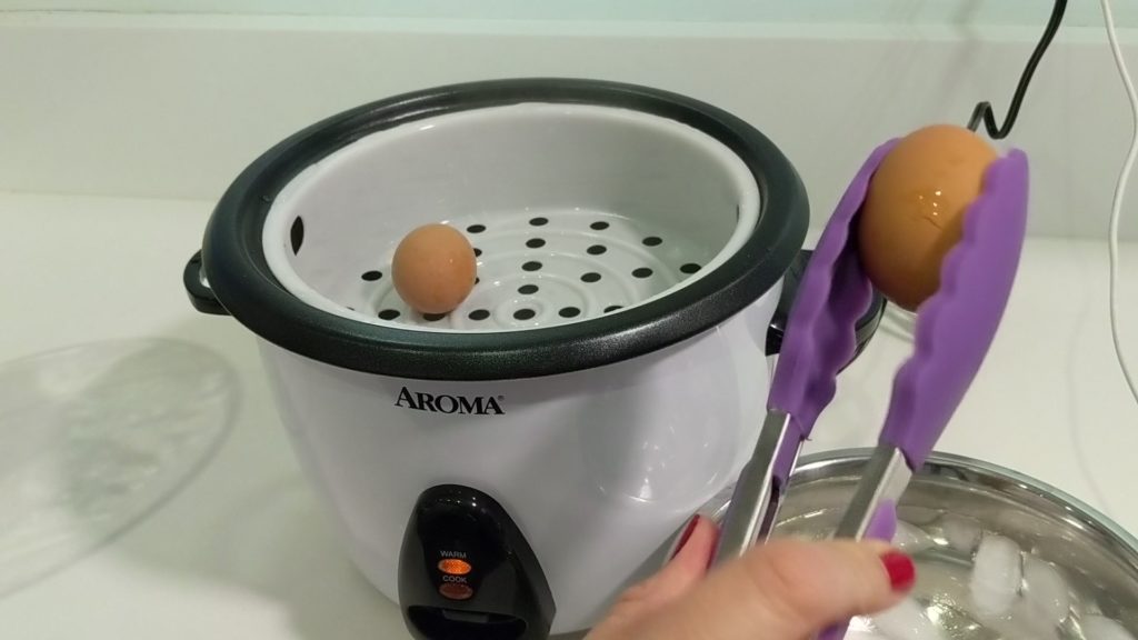 Aroma Rice Cooker 6 - 20 Cup Add eggs to Ice Bath