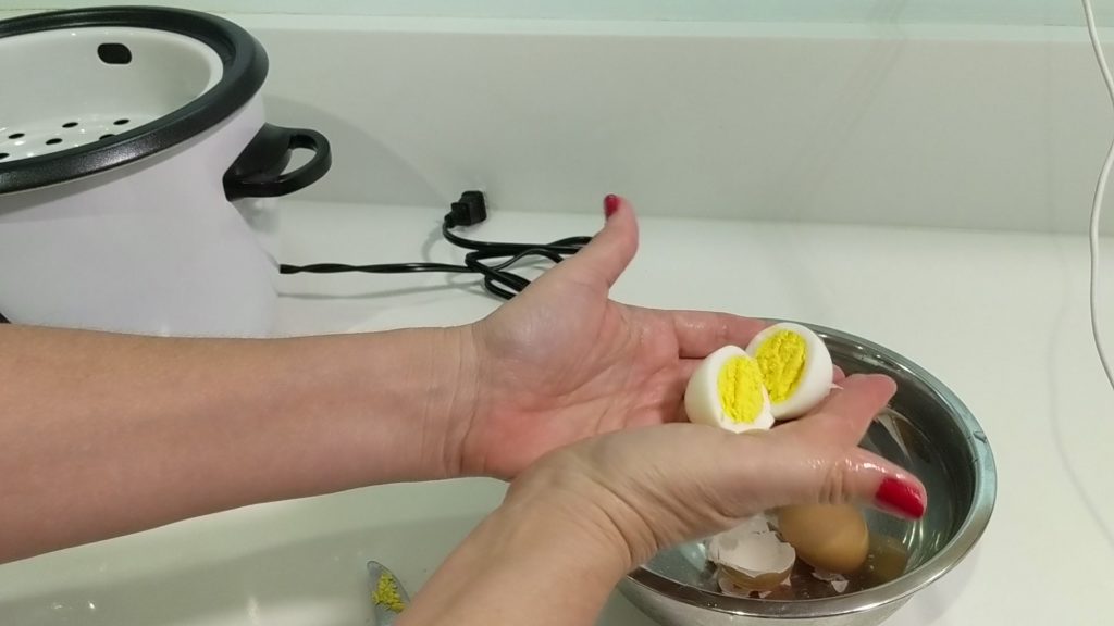 The perfect hard boiled egg.
